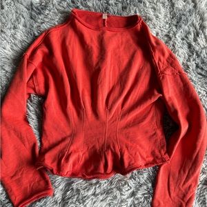 Anthropologie Orange Sweater